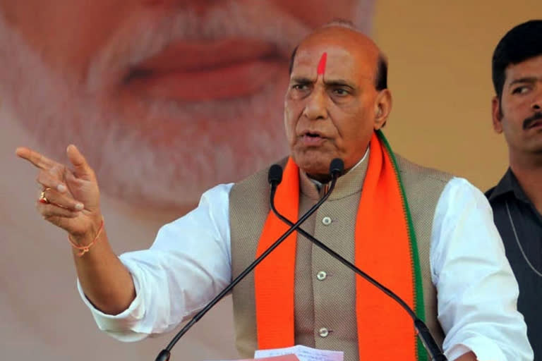 Goddess Lakshmi arrives on lotus, not on cycle or elephant: Rajnath Singh