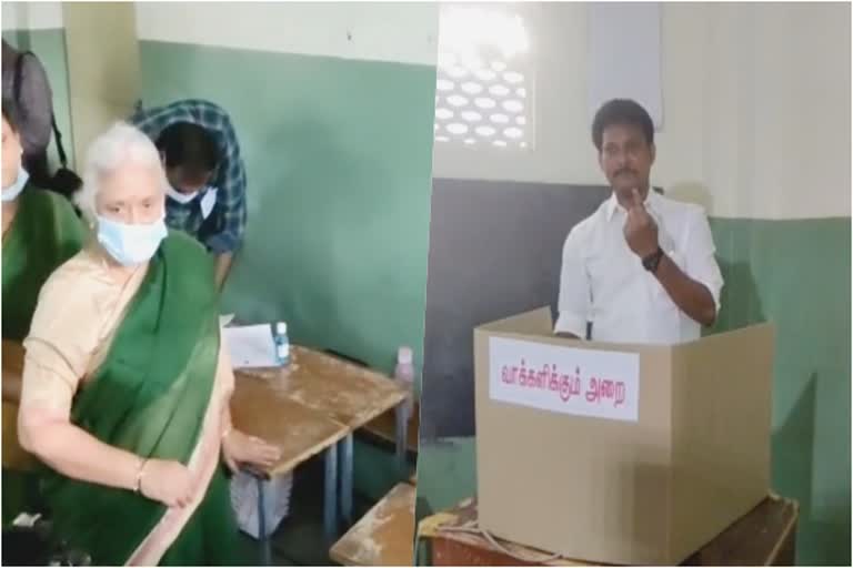 அமைச்சர் அன்பில் மகேஷ் வாக்களித்தார்!