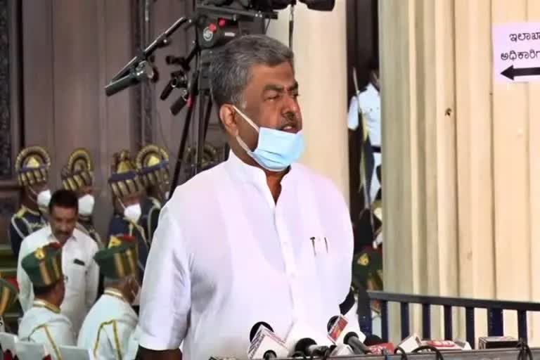 Opposition leader B K Hariprasad