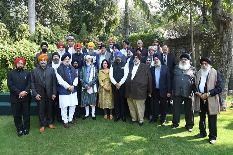 Delegation of Afghan Sikhs and Hindus