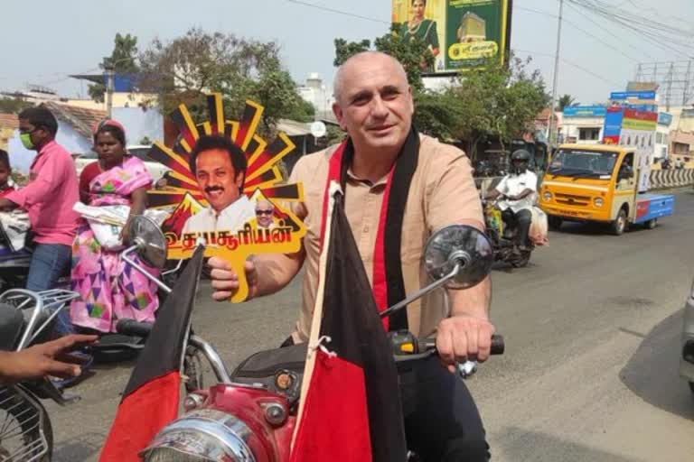 Bureau of Immigration notice to Romanian national who campaigned for DMK