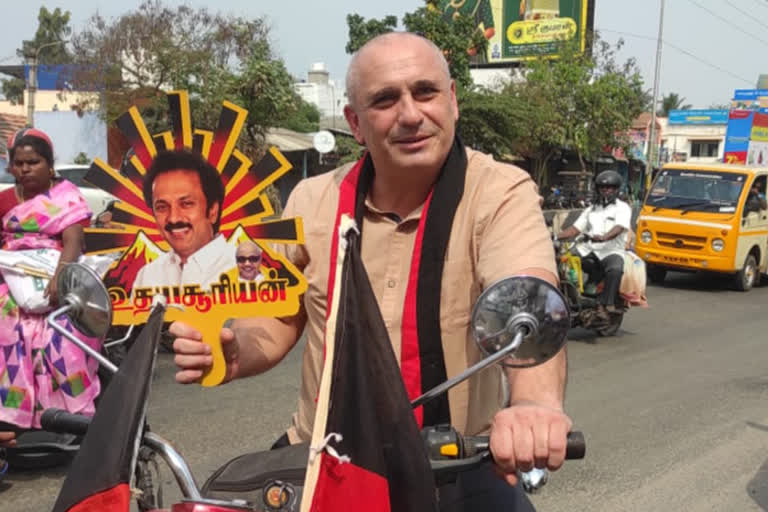 Romanian who campaigned for DMK gets notice for visa rule violation