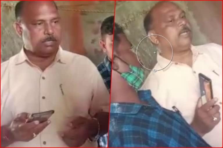 rajnagar mla allegedly illegally entered into polling booth after third phase panchayat poll