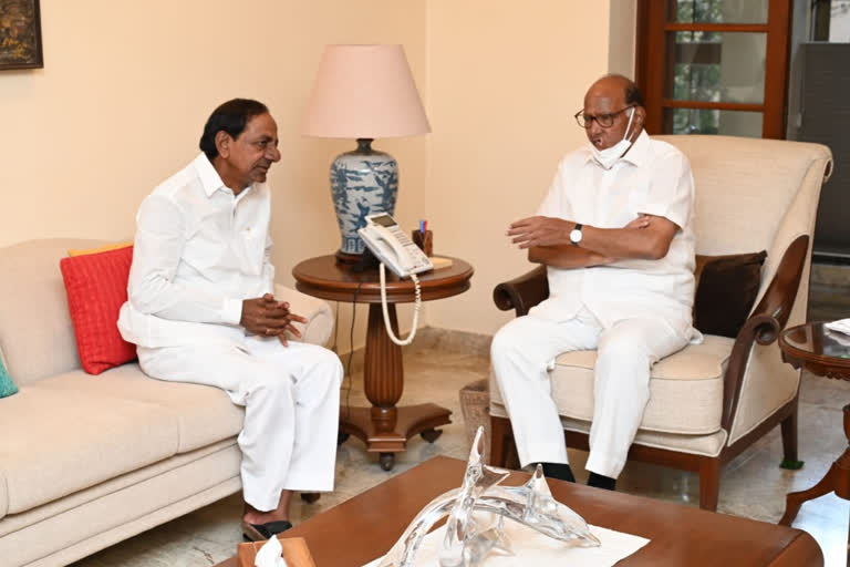 CM KCR Meet Sharad Pawar