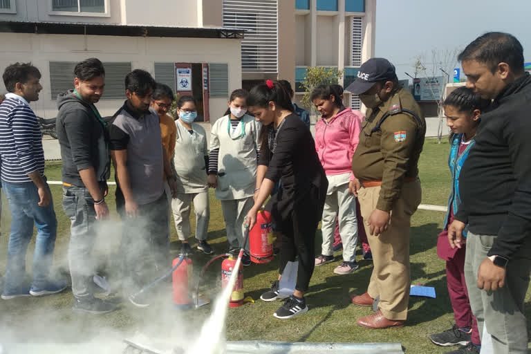 mock drill in kashipur hospital