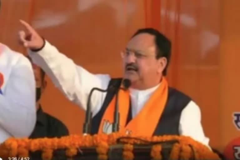 BJP National President JP Nadda public meeting in Siddharthnagar