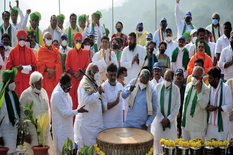 Congress' Mekedatu padayatra to resume from Feb 27