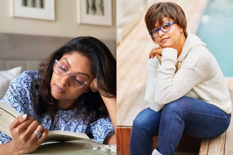 என்னவென்று சொல்வதம்மா... வஞ்சி அவள் பேரழகை...  நதியா நச் கிளிக்ஸ்!