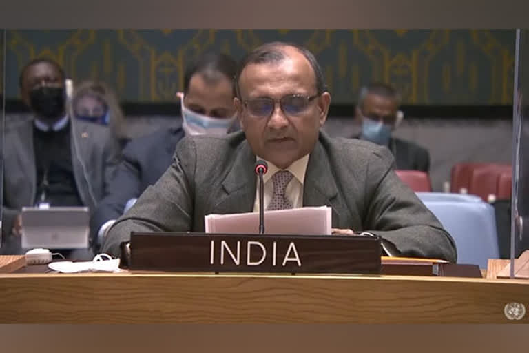 india asks all sides to exercise restraint along ukraine russia border at unsc