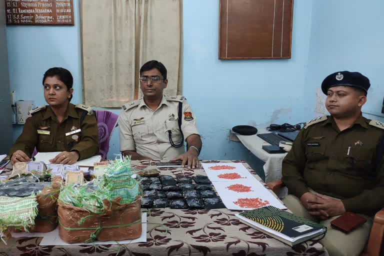 Duo held with huge cache of drugs, pistol in Tripura