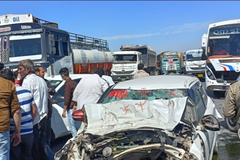 3 dead 1 injured in road accident on NH 79 in Rajasthans Bhilwara district