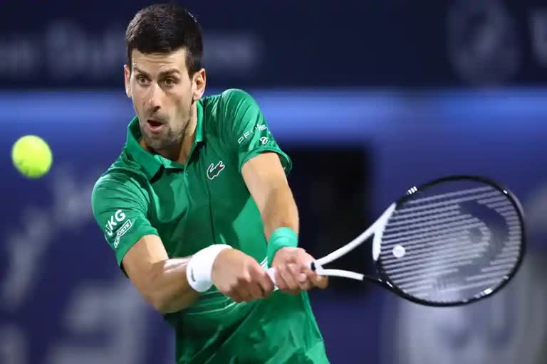 Novak Djokovic news  Lorenzo Musetti  Australian Open  Dubai Duty Free Tennis Championships  നൊവാക് ജോക്കോവിച്ച്  ലൊറൻസോ മുസെറ്റി  ദുബായ് ഡ്യൂട്ടി ഫ്രീ ടെന്നീസ് ചാമ്പ്യൻഷിപ്പ്