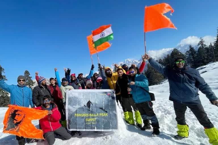 Parbhani mountaineer Shiv Jayanti celebration