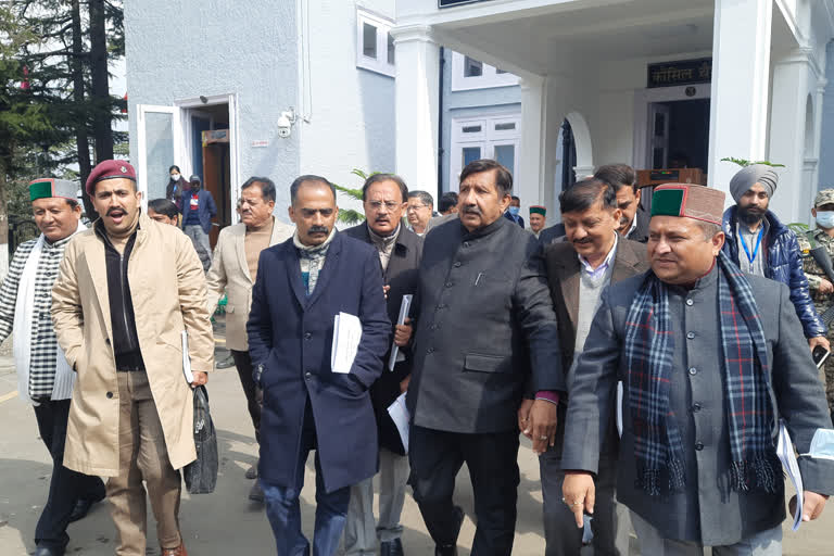 opposition walkout from himachal assembly budget session