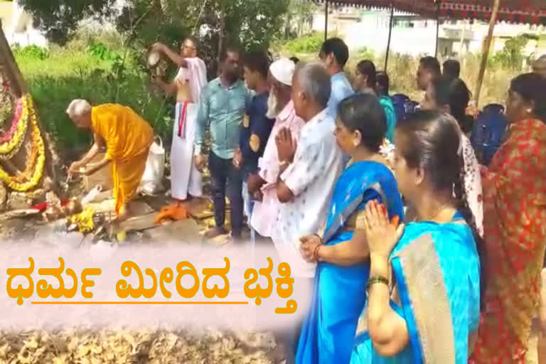 ಮುಸ್ಲಿಂ ಕುಟುಂಬದಿಂದ ಗಣೇಶ ಪೂಜೆ, ಸಾಮಾಜಿಕ ಸಾಮರಸ್ಯಕ್ಕೆ ಬೇಲೂರು ಸಾಕ್ಷಿ