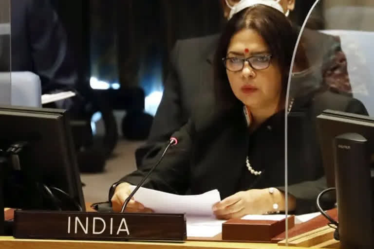 Amid rising tension between Russia and the West over Ukraine Minister of State for External Affairs Meenakshi Lekhi on Wednesday said India believes in rule-based order and all stakeholders must communicate with each other