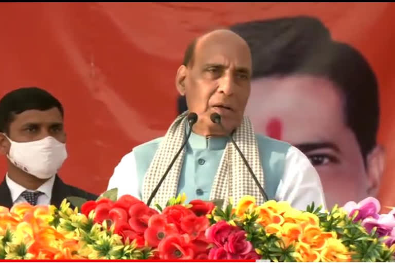 Yogi Adityanath gave taint-free government in UP: Rajnath Singh