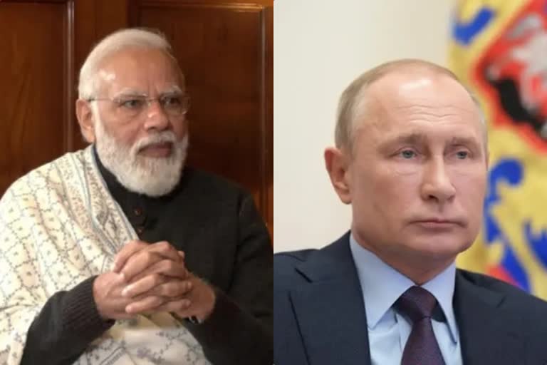 Narendra Modi spoke on telephone with Vladimir Putin