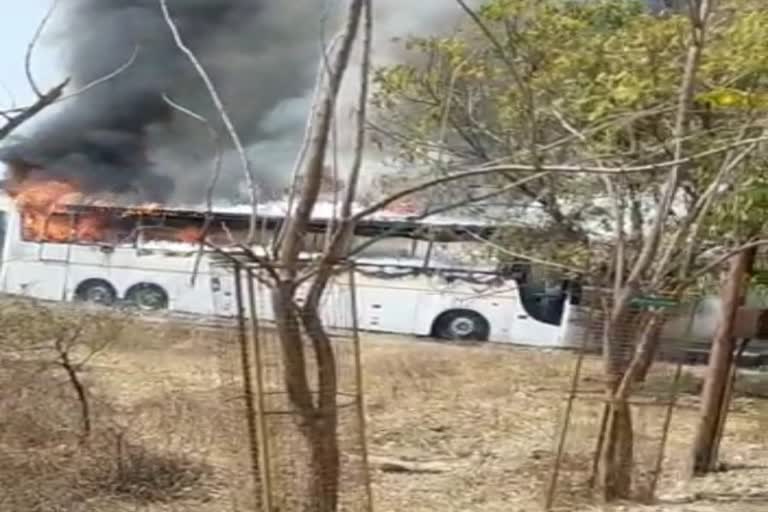 Bus Burning In Shirdi