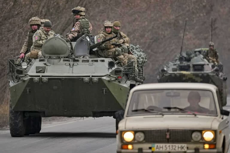 Russian troops entered the city of Sumy near the border with Russia that sits on a highway leading to Kyiv from the east. Ukrainian forces fought Russian troops in the city overnight, but other Russian convoys kept rolling west toward the Ukrainian capital.