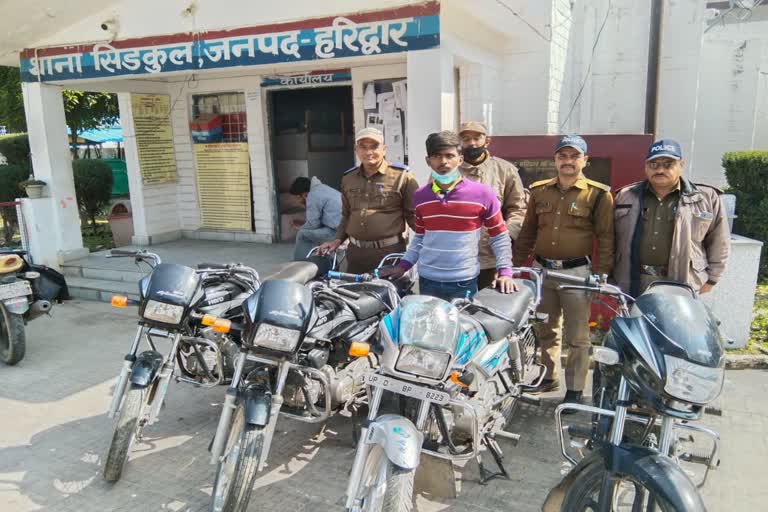 Sidcul police caught a theft accused