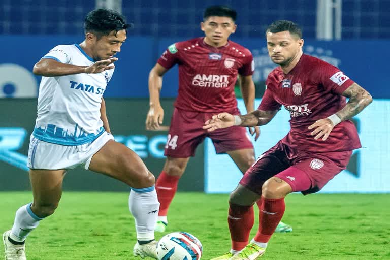 ISL 2022  Jamshedpur fc beat North East United  നോർത്ത് ഈസ്റ്റ് യുണൈറ്റഡിനെ തകർത്ത് ജംഷദ്‌പൂർ  ISL News  ISL update  ISL score  ഇന്ത്യൻ സൂപ്പർ ലീഗ്  ഇന്ത്യൻ സൂപ്പർ ലീഗ് വാർത്തകൾ  ഐഎസ്എൽ 2022  ജംഷദ്‌പൂരിന് വിജയം