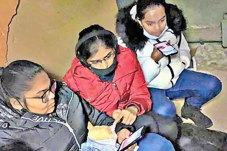 Telugu Students in Ukraine