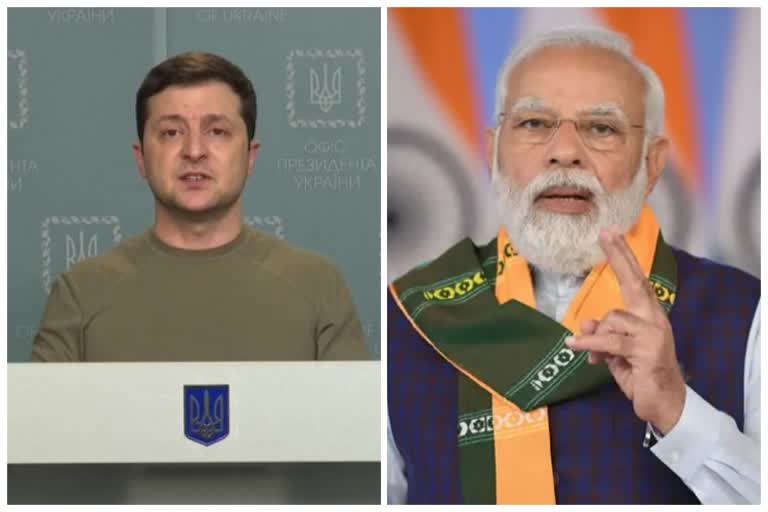 Ukraine President speaks to PM Modi