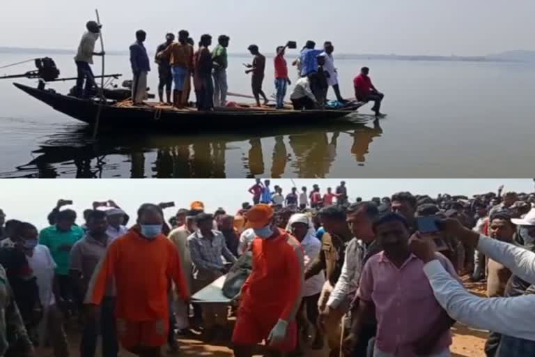 jamtara-boat-accident-during-rescue-operation-dead-body-of-woman-recovered