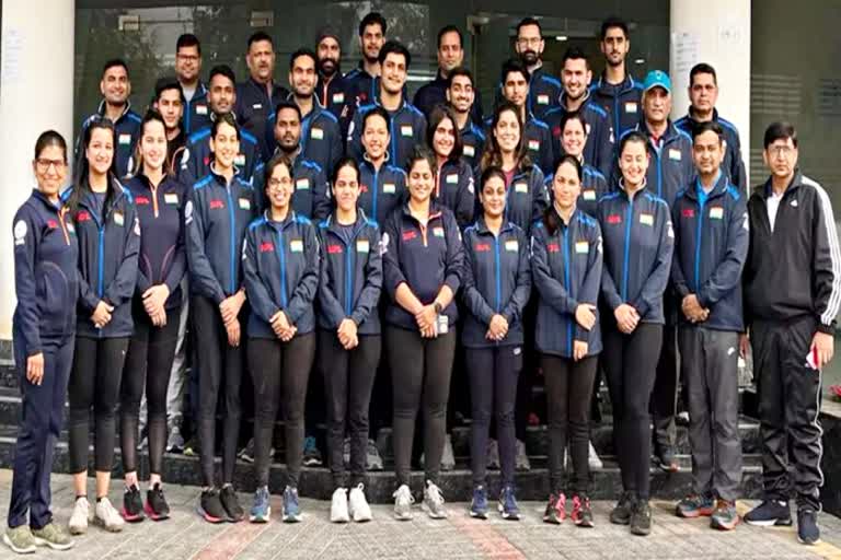 Cairo World Cup  Indian shooting  Indian shooter  Sports News  काहिरा विश्व कप  भारतीय निशानेबाजी दल  आईएसएसएफ विश्व कप  ISSF World Cup  खेल समाचार  नेशनल राइफल एसोसिएशन ऑफ इंडिया  National Rifle Association of India