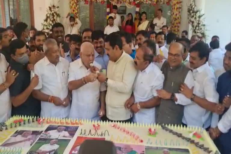 B S Yediyurappa birthday