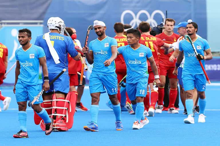 India bounced back after trailing by three goals to beat Spain 5-4