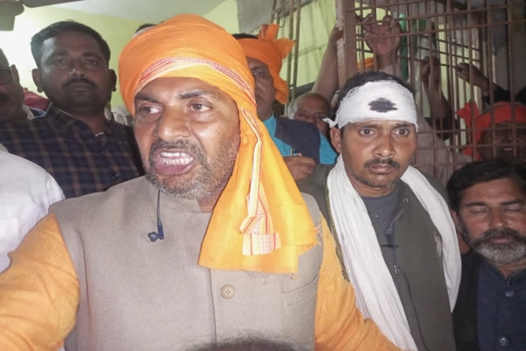 Minister Upendra Tiwari's elder brother attacked