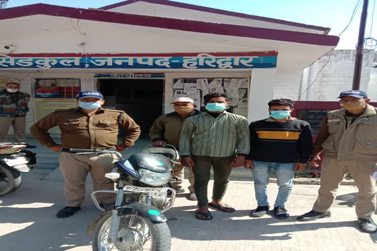 6-accused-arrested-in-theft-incidents-in-haridwar