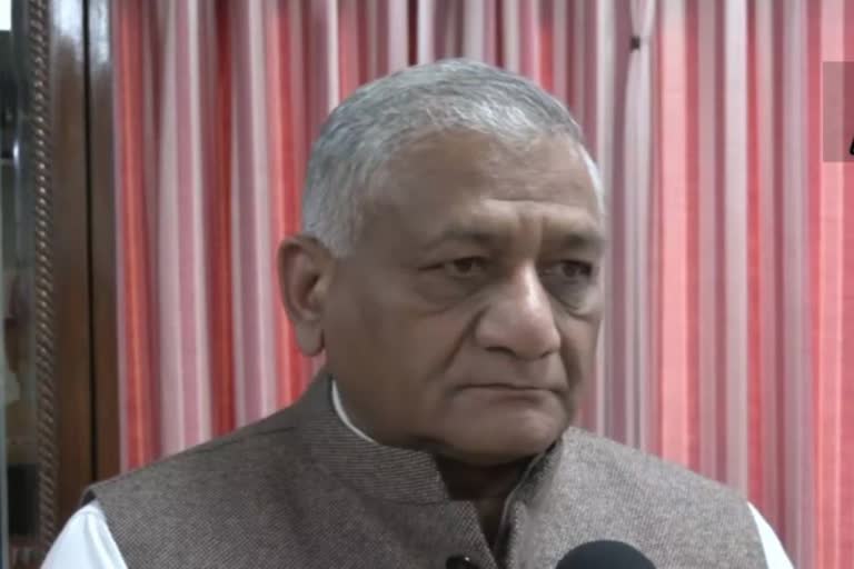 Union Minister & former Army Chief Gen VK Singh