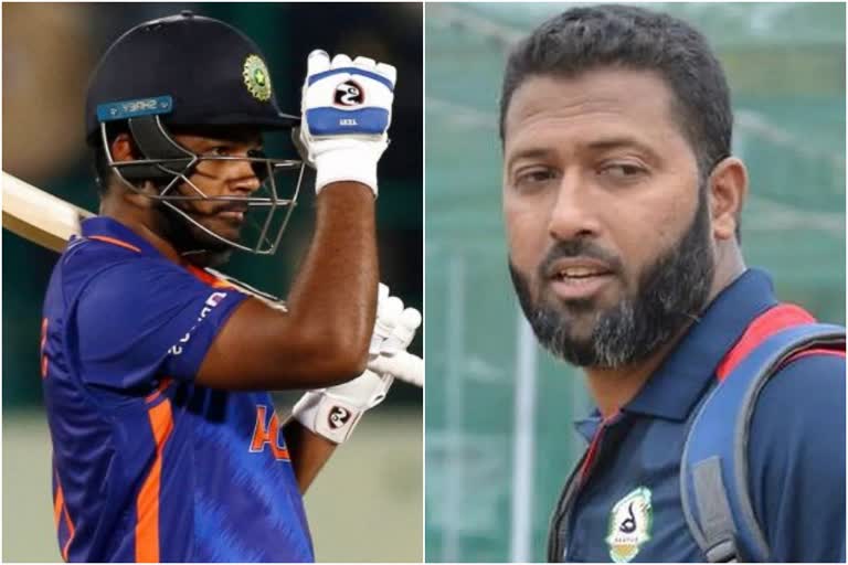 Wasim Jaffer disappointed with Sanju Samson  Wasim Jaffer  Sanju Samson  സഞ്‌ജു സാംസണ്‍  വസീം ജാഫർ  ഇന്ത്യ-ശ്രീലങ്ക