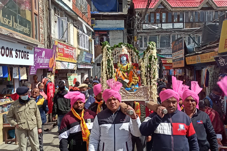 Shiv Temple At Mall Road Shimla