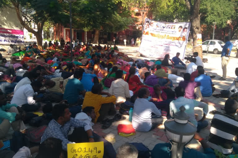 teachers fasting protest