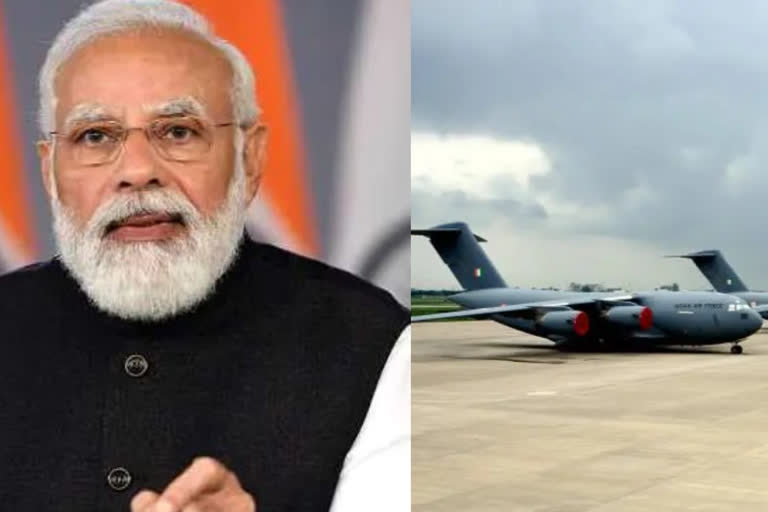 pm modi asks air force to evacuate stranded indians from ukraine