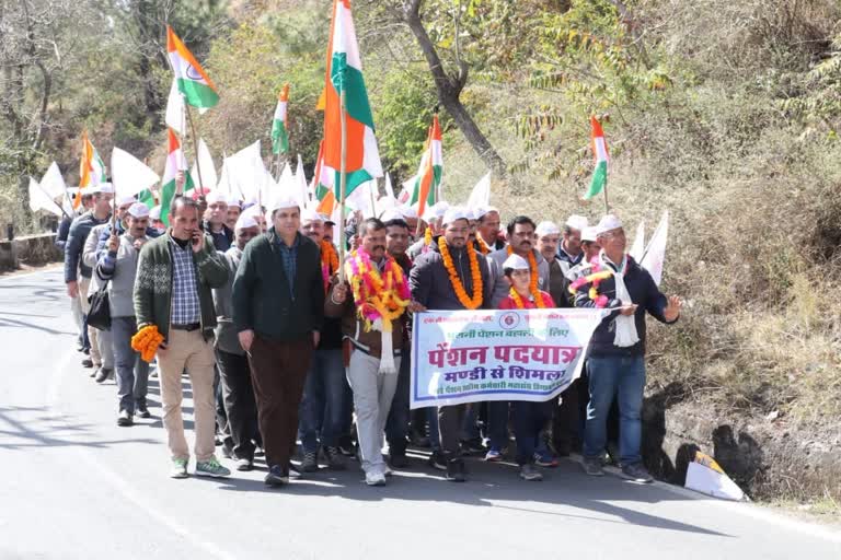 old pension restoration padyatra