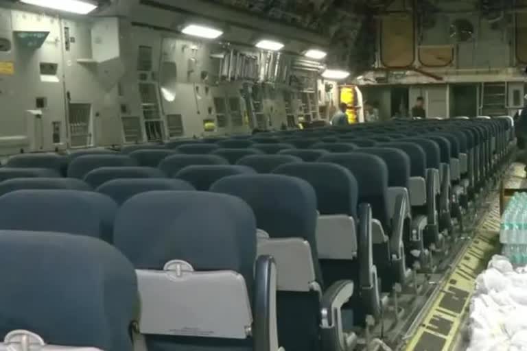 IAF's Globemaster C-17 Air Craft leaves Romania