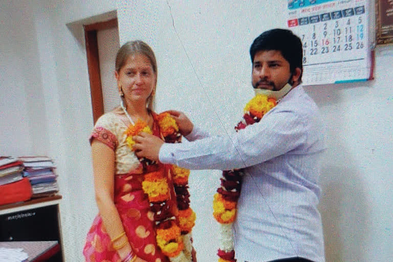 Russian girl married with Indore boy