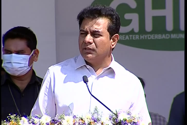 KTR Comments about hyderabad development, KTR Launch