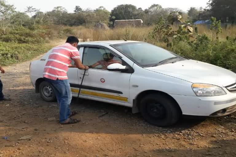 dead body found from the car in dhenkanal