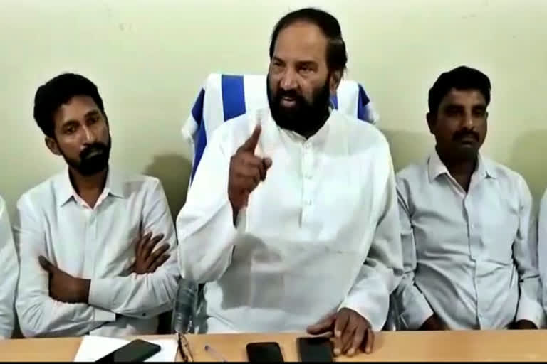 uttam kumar reddy on kcr