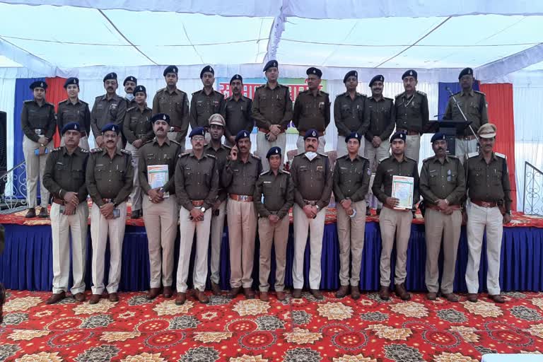 Police personnel honored in jabalpur