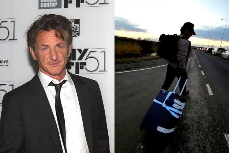 Hollywood star Sean Penn abandons car leaves Ukraine on foot, Sean Penn stranded in ukraine, ukraine russia war, russia ukraine conflict