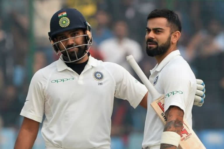 virat kohli with rohit sharma