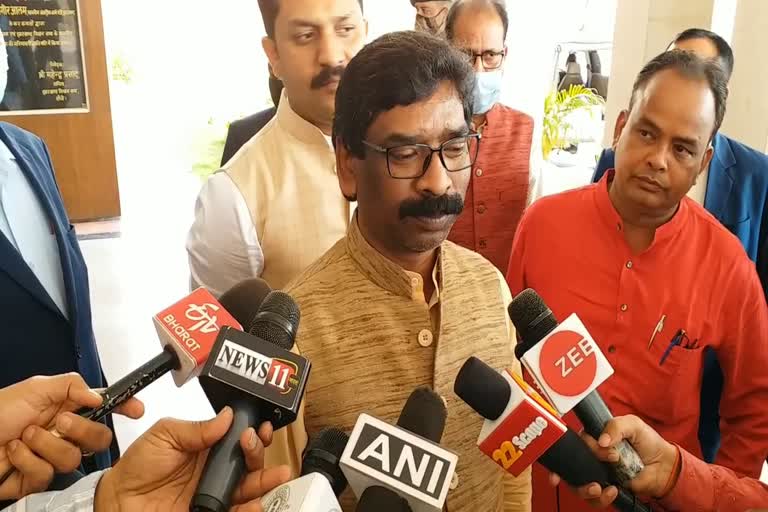 Chief Minister Hemant Soren reaction on Jharkhand budget 2022