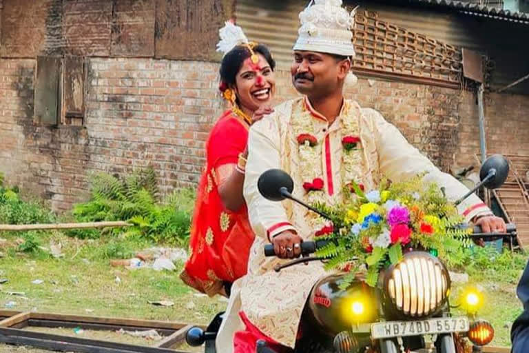 Groom leaves marriage ritual ceremony for having duty during Bengal civic polls 2022